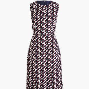 J Crew Portfolio dress in geometric print
